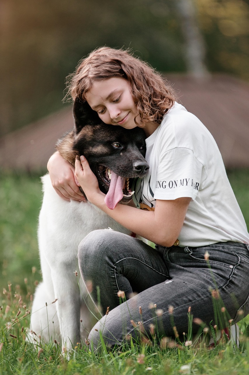 our-services-02 dog, girl, love, pet, owner, companion, friends, friendship, happy, nature, animal, akita, portrait, pet owner